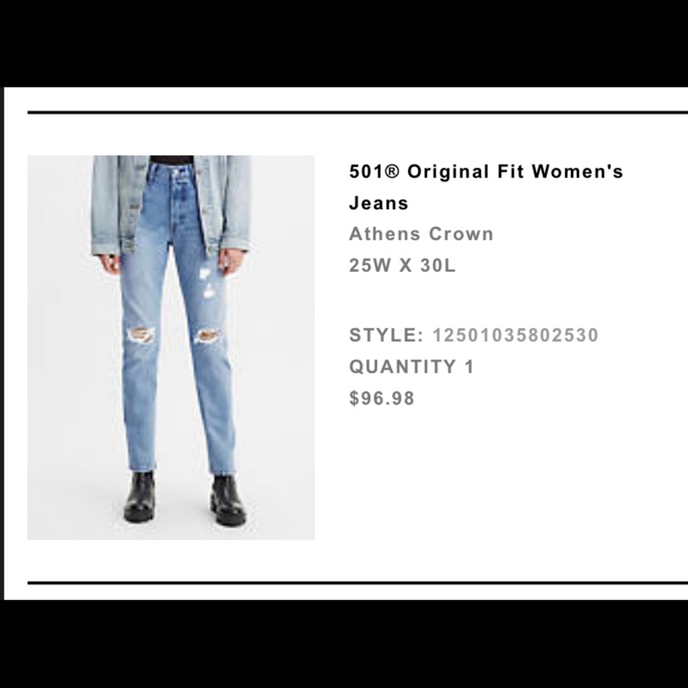 Levi’s 501 Original Fit